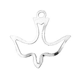 Sterling Silver Bird Charm 20mm