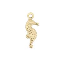 Gold Filled Seahorse 13mm Charm