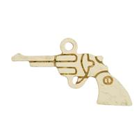 14K Gun Charm