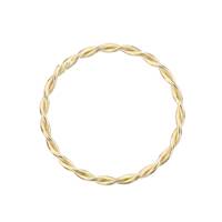 14K SOLDERED CLOSE TWISTED JUMPRING 26271-14K