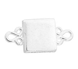 Sterling Silver Magnetic Square Clasp 10mm