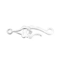 Sterling Silver Hook and Eye Clasp 20mm