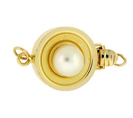 MULTI-STRAND ROUND PEARL CLASPS 2687-14K