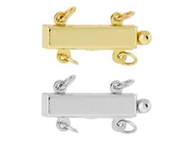 14K 16MM MULTI-STRAND BAR CLASPS 2721-14K