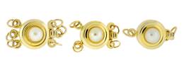 MULTI-STRAND WATER RIPPLE PEARL CLASP 2739-14K