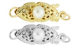 14K PEARL FILIGREE FISH HOOK 15MM CLASP 2746-14K