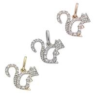 14K Diamond Squirrel Charms