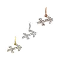 14K Diamond Sagittarius Charms