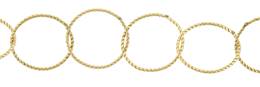 Gold Filled Chain 17.0mm Width Twisted Round Link