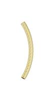 Gold Filled Curve Tube Corrugated 25mm Spacer