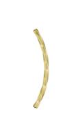 Gold Filled Curve Tube Twists Square 25mm Spacer
