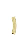 Gold Filled Curve Tube Texture Pattern 15mm Spacer