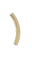 Gold Filled Curve Tube Pattern 25mm Spacer ( D )
