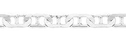 3.0mm Width Sterling Silver Flat Marine Chain