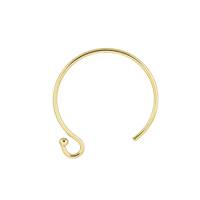 Gold Filled 1.25mm Ball Tip Hoop Earwire Earring