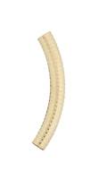 Gold Filled Curve Tube Texture Pattern 40mm Spacer