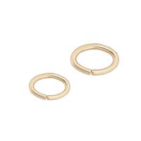 Gold Filled Oval Jumpring 0.64mm Thick (22 Gauge)