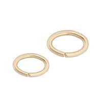 Gold Filled Oval Jumpring 0.76mm Thick (21 Gauge)