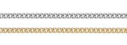 14K Gold Chain 1.2MM Curb Chain