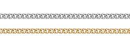 14K Gold Chain 1.2MM Curb Chain