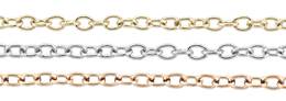 14K Gold Chain 1.20mm Width Round Cable Chains