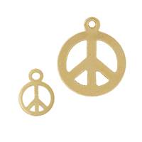 14K Peace Charm