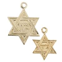 Gold Filled Star of David Charm