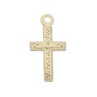 Gold Filled Cross 15mm Charm
