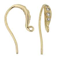 Cubic Zirconia Vermeil Earwire Earring-B