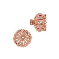 Rose Gold Filled Filigree Bead Cap