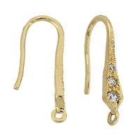 Cubic Zirconia Vermeil Earwire Earring-C