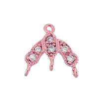 Rose Gold Vermeil CZ Chandelier Earring Connector