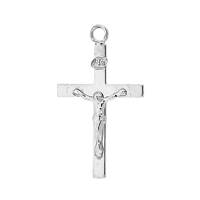 Sterling Silver Crucifix Charm 30mm