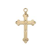 Gold Filled Cross 27mm Charm