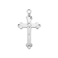 Sterling Silver 27mm Cross Charm