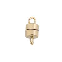 14K 4.4mm Barrel Magnetic Clasps