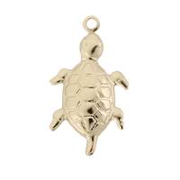 Gold Filled Turtle 15mm Charm