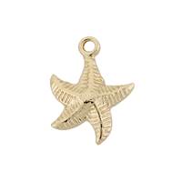 14KY 10mm Starfish Charm