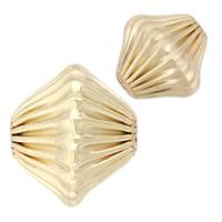 Gold Filled Bicone Corrugated Beads ( A )