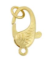 Gold Vermeil Oval Hammer Trigger Clasp C-1