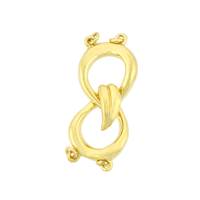 Gold Vermeil Interlock Clasp C-1