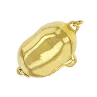 Vermeil Gold Side Trigger One Touch Clasp