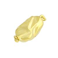 Vermeil Gold One Touch Clasp 16x8mm