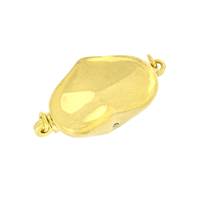 Vermeil Oval One-Touch Heart Clasp