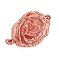Rose Gold Vermeil Rose One Touch Clasp