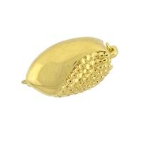 Vermeil Oval One-Touch Fancy Clasp C-1