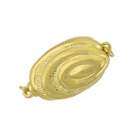 Vermeil One-Touch Shell Clasp