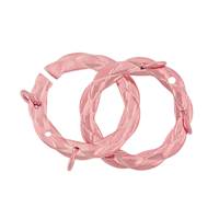 Rose Gold Vermeil Twisted Interlock Clasp