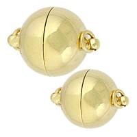 Gold Vermeil Magnetic Ball Clasps