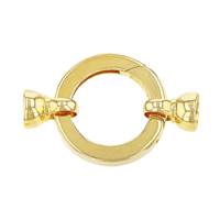 Gold Vermeil Flat Springring Clasp